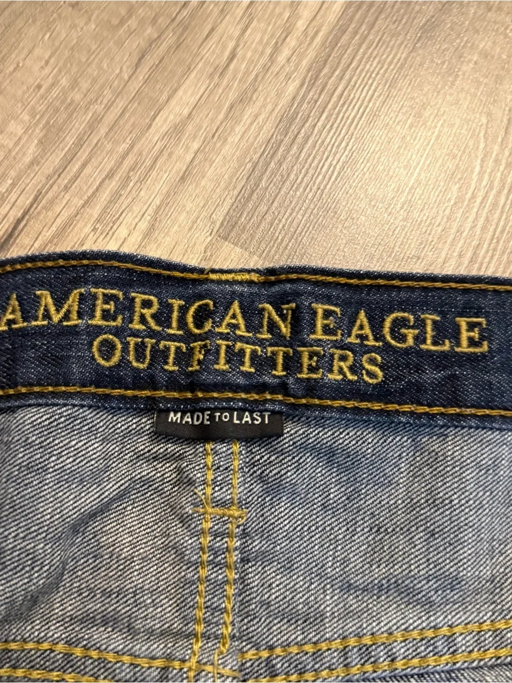 American Eagle Relaxed Straight Jeans Men’s 34x34 Dark Wash Denim